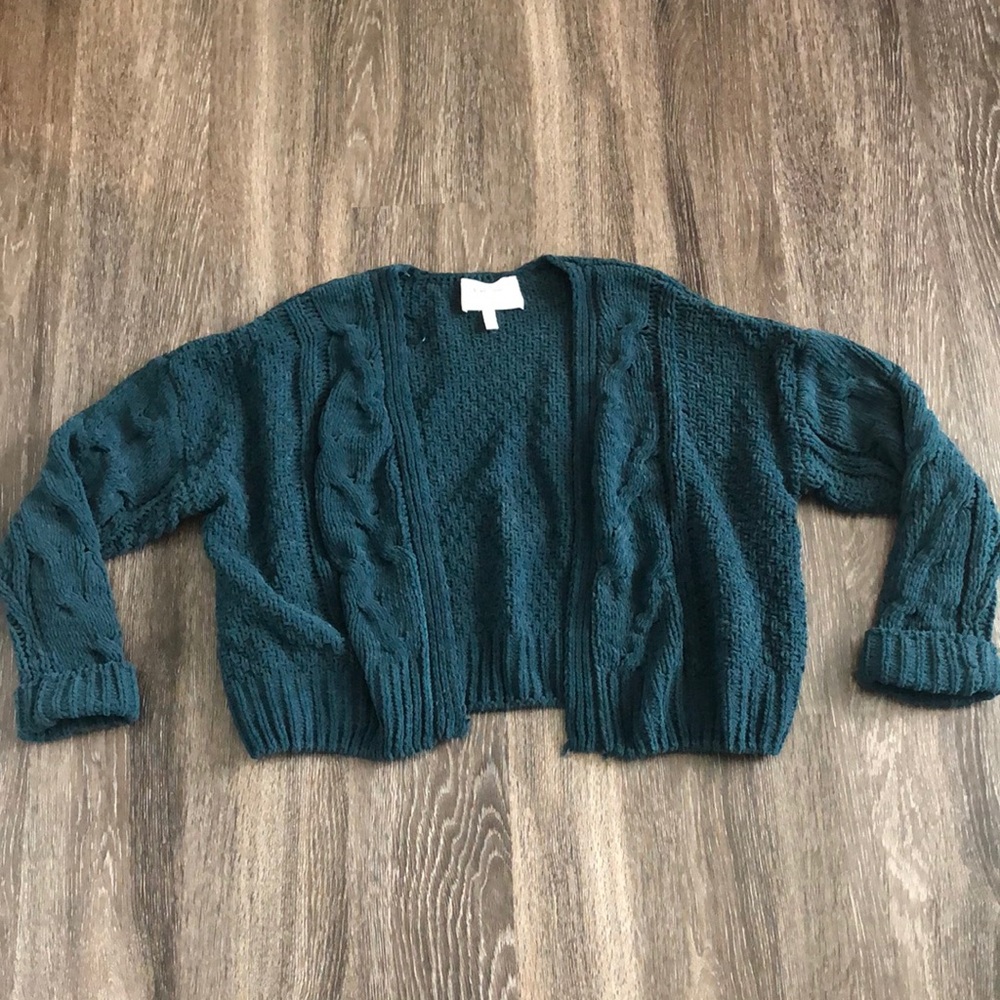 Teal Cardigan